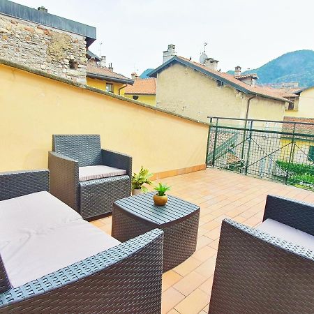 King Como Lake Center 9 Posti Letto- Grande Terrazza - 2 Bagni Privati Exteriör bild